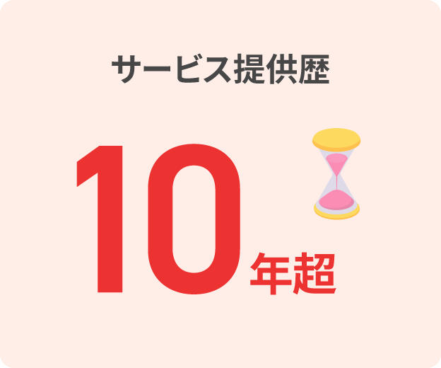 サービス提供歴10年